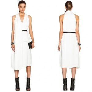 Alexander Wang white halter dress